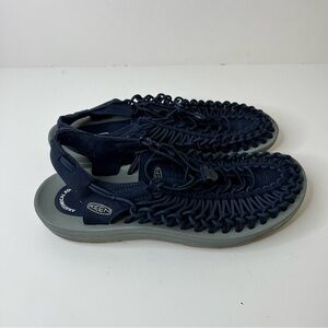 KEEN Unneek Corded Navy Sandals Mens 10.5